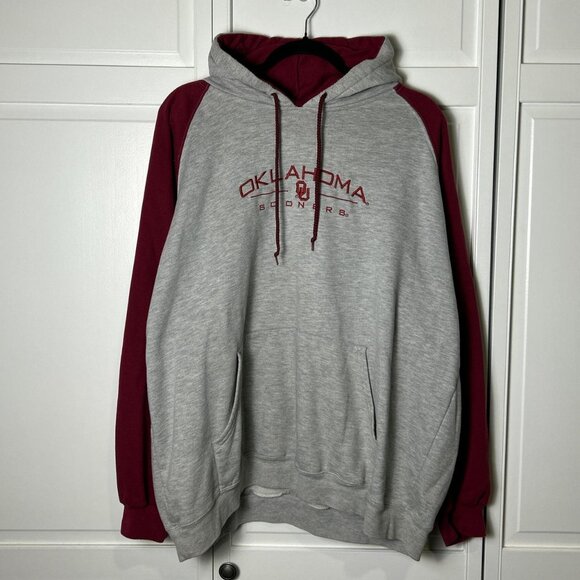 y2k University of Oklahoma Skater/Surf Sports Hoodie - Picture 1 of 4